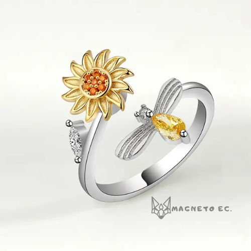 ANILLO GIRASOLIA™ - ANILLO GIRATORIO DE GIRASOL🌻💍