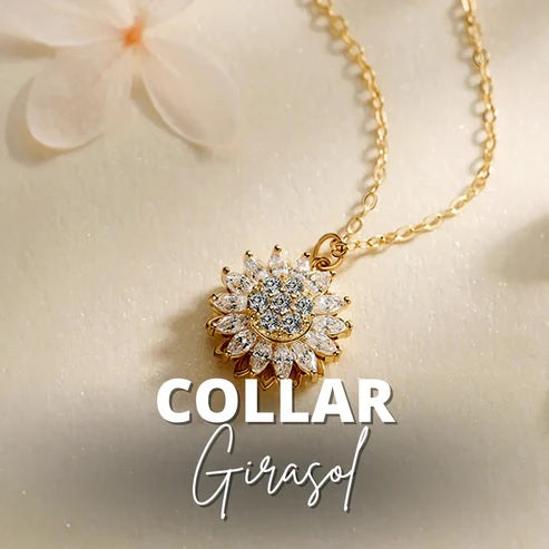 COLLAR GIRASOLIA™ - COLLAR GIRATORIO DE GIRASOL